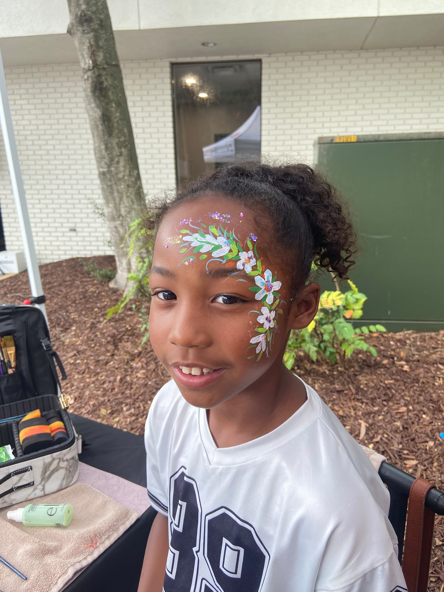 Floral Vines Face Paint Guide